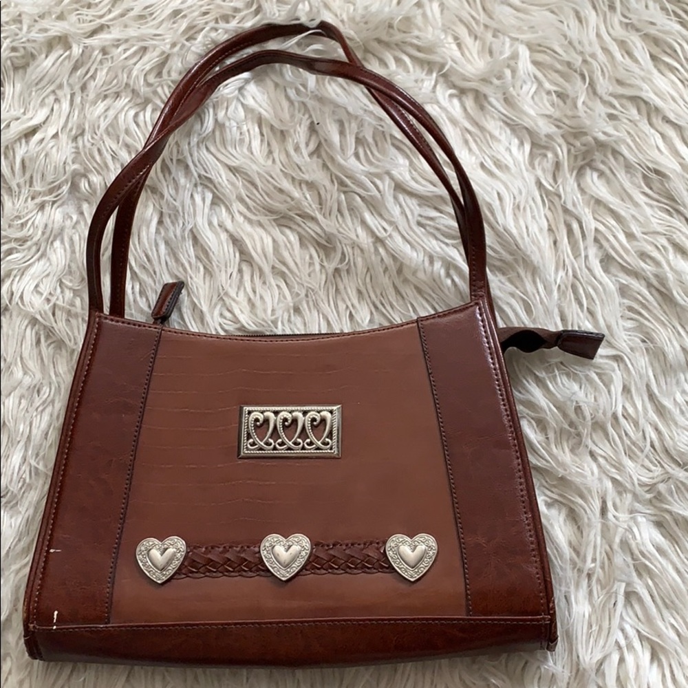Brown vintage handbag